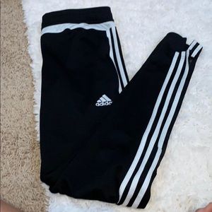 black adidas sweatpants